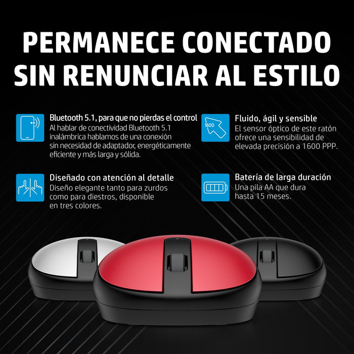 EAN 0195908877646 - HP 240 Pike Silver Bluetooth Mouse ratón Oficina Ambidextro Óptico 1600 DPI imagen 10