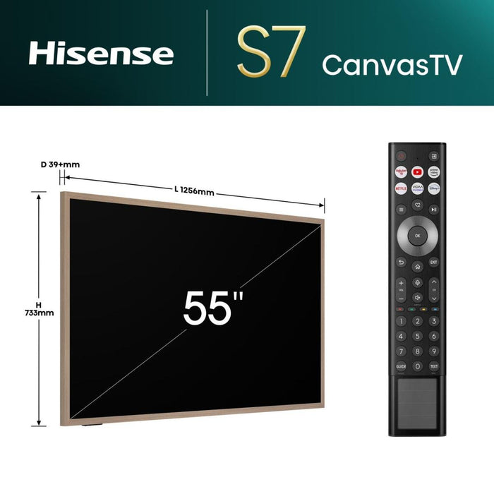 EAN 6942351410869 - Hisense 55S7NQTUK 139,7 cm (55") 4K Ultra HD Smart TV Wifi Oro 400 cd / m² imagen 2