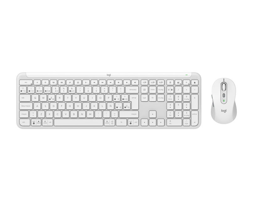 EAN 5099206120327 - Logitech 920-012596 teclado Ratón incluido Oficina RF Wireless + Bluetooth QWERTY Español Blanco imagen 4