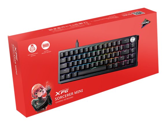 EAN 4711085946942 - XPG SORCERER MINI teclado Juego USB QWERTY Inglés Negro imagen 7