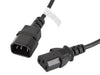 EAN 5901969409826 - Lanberg CA-C13E-10CC-0018-BK cable de transmisión Negro 1,8 m C13 acoplador C14 acoplador imagen 1