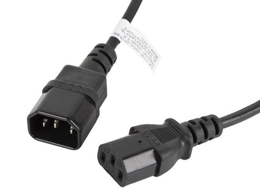 EAN 5901969409826 - Lanberg CA-C13E-10CC-0018-BK cable de transmisión Negro 1,8 m C13 acoplador C14 acoplador imagen 1