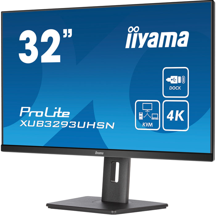 EAN 4948570121342 - iiyama ProLite XUB3293UHSN-B5 pantalla para PC 80 cm (31.5") 3840 x 2160 Pixeles 4K Ultra HD LCD Negro imagen 4