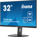 EAN 4948570121342 - iiyama ProLite XUB3293UHSN-B5 pantalla para PC 80 cm (31.5") 3840 x 2160 Pixeles 4K Ultra HD LCD Negro imagen 4