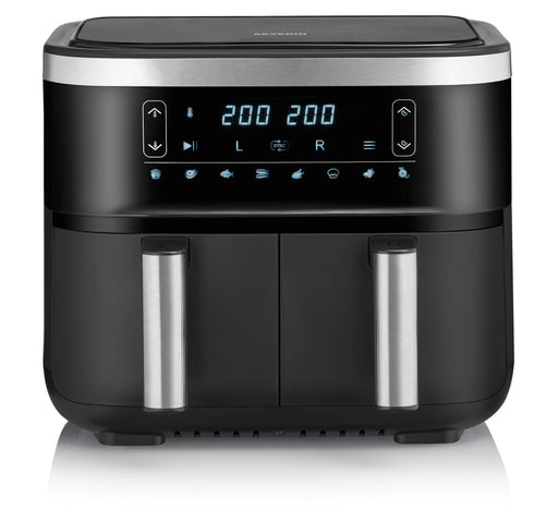 EAN 4008146042706 - Severin FR 2453 freidora Doble 3,25 L Independiente 2850 W Freidora de aire caliente Negro, Plata imagen 2