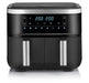 EAN 4008146042706 - Severin FR 2453 freidora Doble 3,25 L Independiente 2850 W Freidora de aire caliente Negro, Plata imagen 2