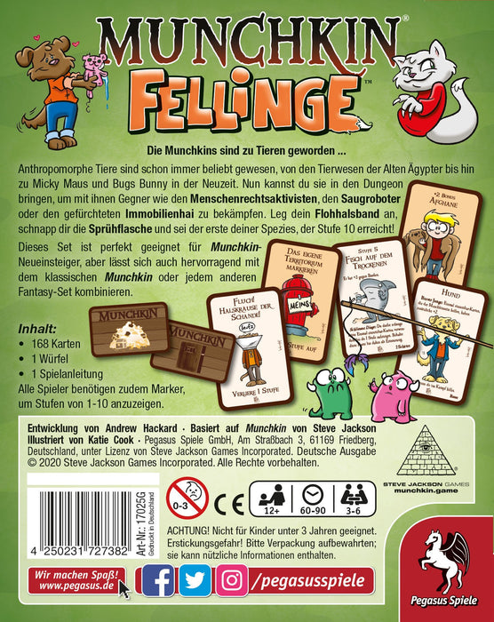 EAN 4250231727382 - Pegasus Munchkin Fellinge Juego de mesa Viaje/aventura imagen 4