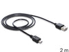 EAN 4043619855544 - DeLOCK 85554 cable USB USB 2.0 2 m USB A Mini-USB B Negro imagen 1