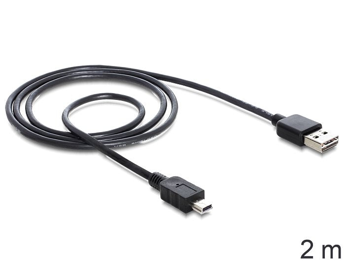 EAN 4043619855544 - DeLOCK 85554 cable USB USB 2.0 2 m USB A Mini-USB B Negro imagen 1