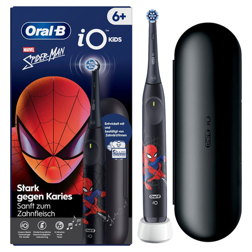 EAN 8700216932820 - Oral-B iO Kids Spiderman Niño Cepillo dental giratorio Negro imagen 1