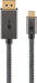EAN 4040849757099 - Goobay 75709 adaptador de cable de vídeo 3 m USB Tipo C DisplayPort Negro, Plata imagen 1