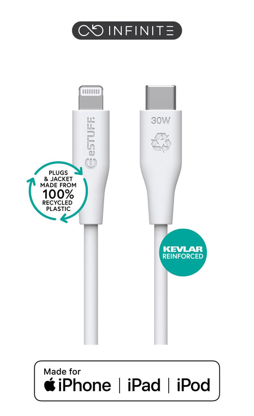 EAN 5715063055427 - eSTUFF ES602170-BULK cable de conector Lightning 1 m Blanco imagen 1