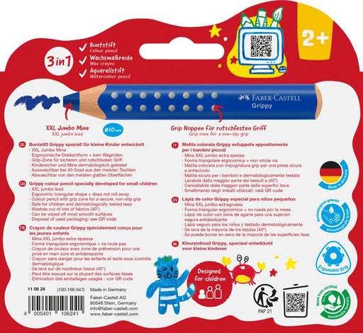 EAN 4005401106241 - Faber-Castell 110624 lápiz de color Multicolor 10 pieza(s) imagen 2