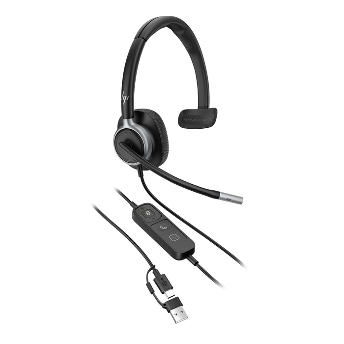 EAN 0199251820878 - HP Poly Mission 625 Stereo USB Wired Headset Alámbrico Diadema Business/Everyday USB Tipo C Negro imagen 4