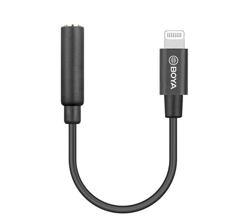 EAN 6971008025385 - BOYA BY-K3 cable de teléfono móvil Negro 3,5mm Lightning imagen 2