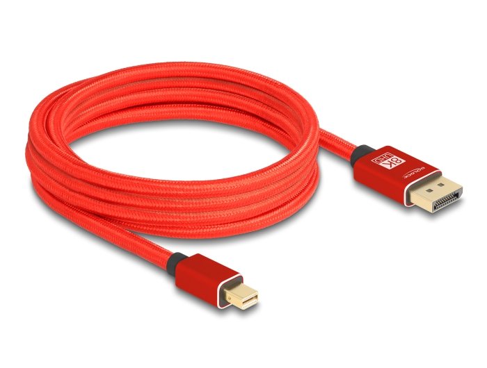 EAN 4043619810963 - DeLOCK 81096 cable DisplayPort 3 m Mini DisplayPort Rojo imagen 1