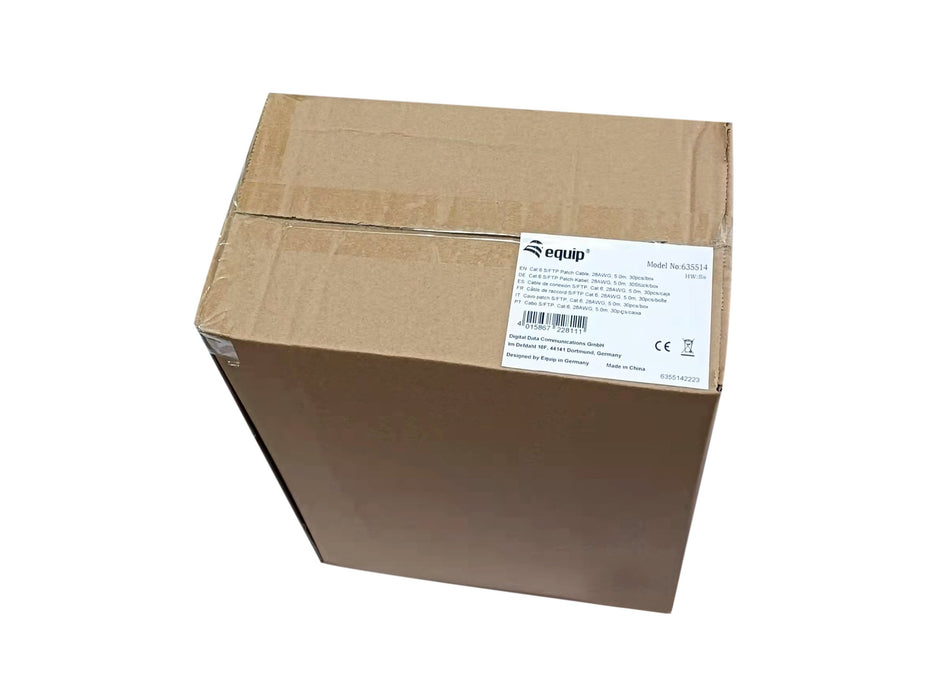 EAN 4015867228111 - Equip 635514 cable de red Blanco 5 m Cat6 S/FTP (S-STP) imagen 4