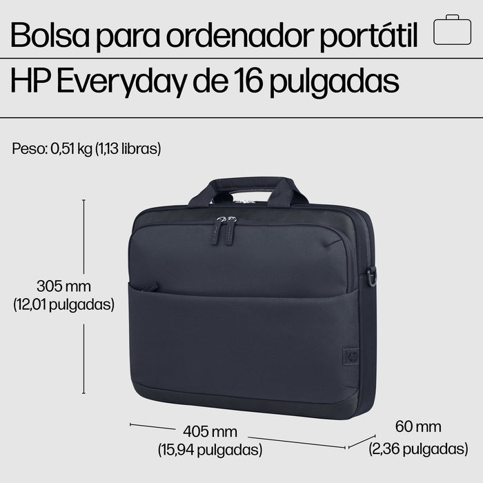 EAN 0198122601950 - HP Everyday 16 Odyssey Gray Laptop Bag 40,9 cm (16.1") Maletín Gris imagen 4