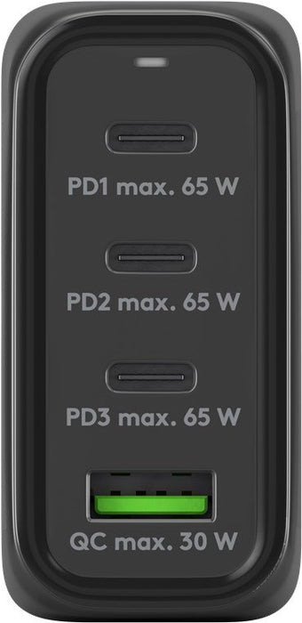EAN 4040849648199 - Goobay 64819 cargador de dispositivo móvil Auriculares, Portátil, Smartphone Negro Corriente alterna Carg imagen 4