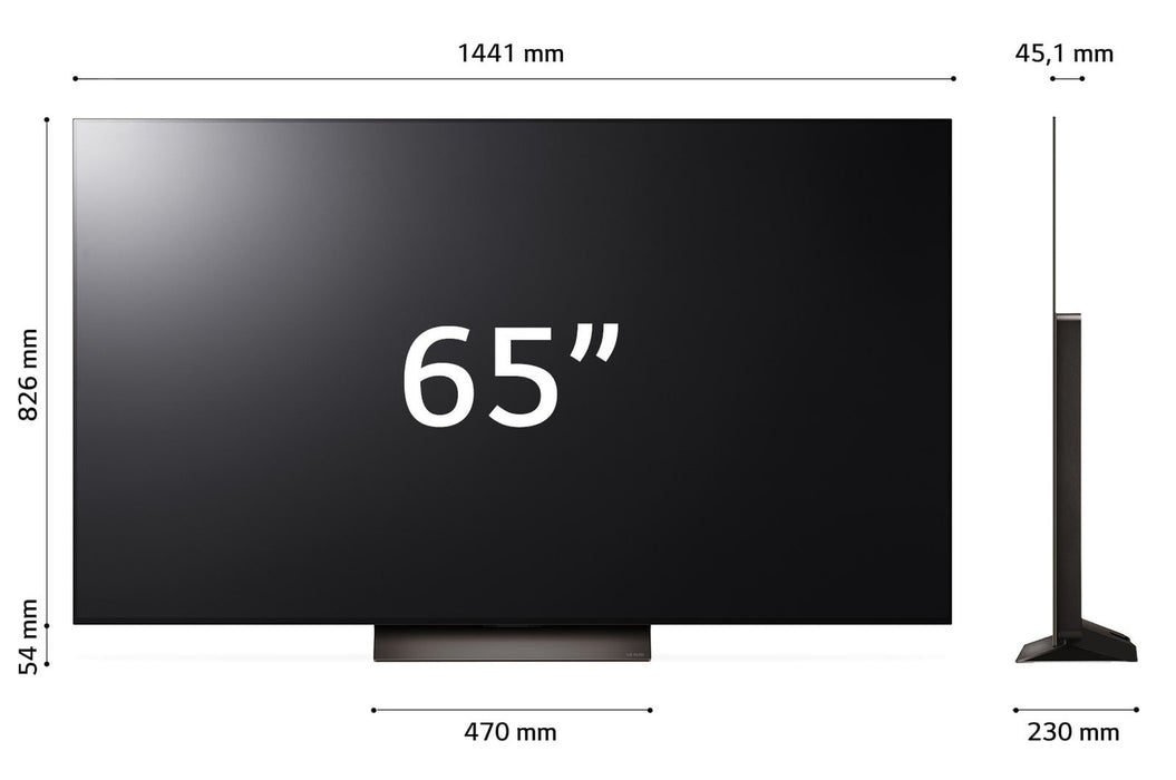 EAN 8806096267097 - LG OLED65C43LA Televisor 165,1 cm (65") 4K Ultra HD Smart TV Wifi Negro imagen 3