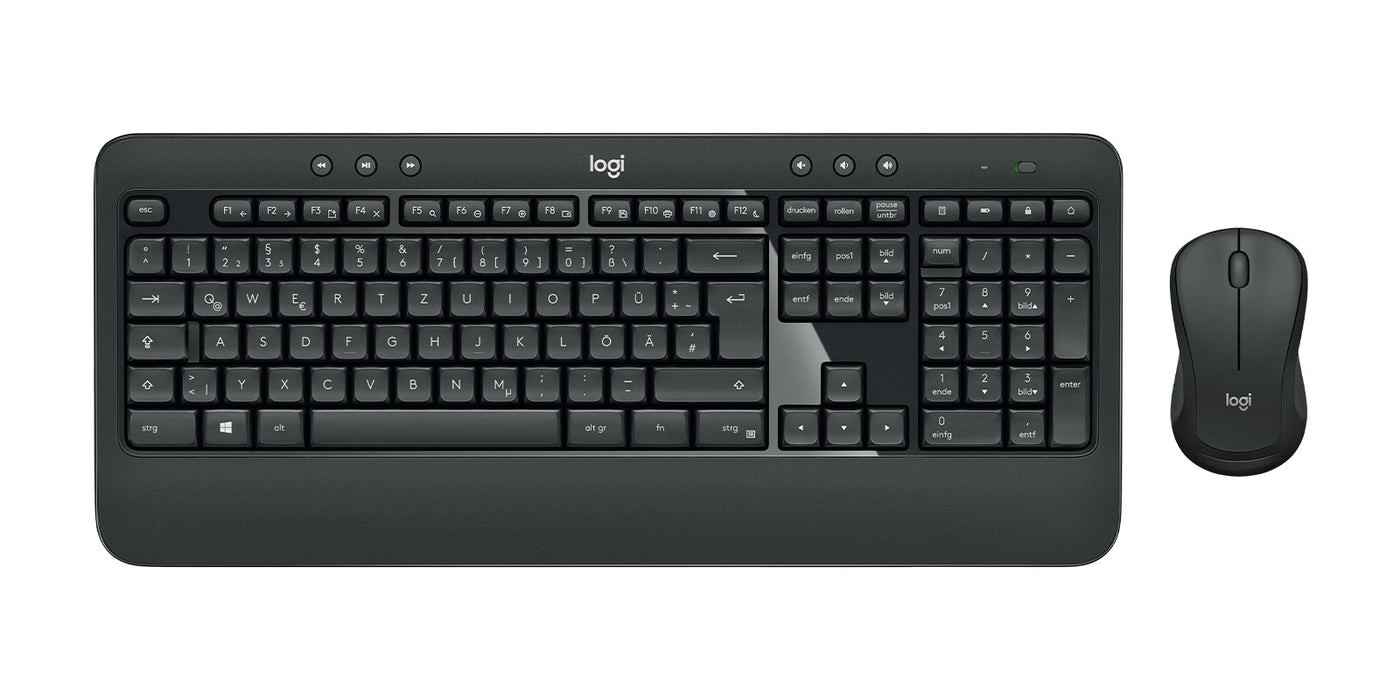EAN 5099206077379 - Logitech 920-008675 teclado Ratón incluido Universal RF inalámbrico QWERTZ Alemán Negro imagen 2
