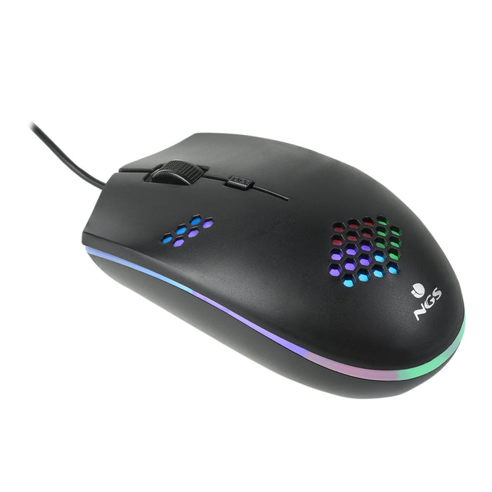 EAN 8435430618211 - NGS GMX-120 ratón Juego Ambidextro USB tipo A Óptico 1200 DPI imagen 3