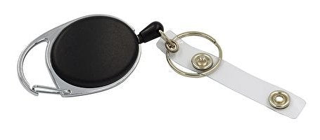 EAN 4003801870021 - Wedo 262 415 llavero y llavero tipo cartera Llavero de anilla Negro, Cromo, Blanco imagen 2