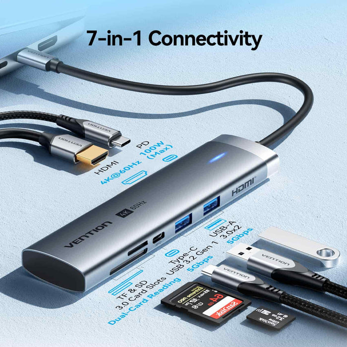 EAN 6922794793323 - Vention TPSHB base de conexión para disco duro Gris imagen 3