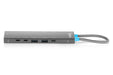 EAN 4016032510154 - Digitus USB-C Docking Station, 11-Port estación dock para móvil Tableta/teléfono inteligente/portátil Gri imagen 3
