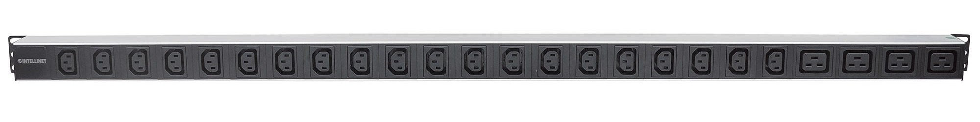 EAN 0766623163675 - Intellinet 163675 unidad de distribución de energía (PDU) 24 salidas AC 32U Negro, Blanco imagen 3