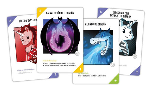 EAN 3558380092568 - Asmodee TEEUU04ES juego de tablero Unstable Unicorns Dragones Expansión de juego de cartas imagen 2