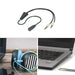 EAN 4040849489808 - Goobay 48980 cable de audio 0,4 m 2 x 3.5mm 3,5mm Negro imagen 3