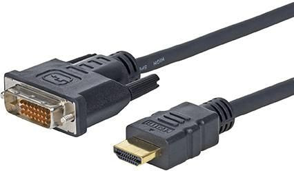 EAN 5712505421826 - Vivolink PROHDMIDVI15 adaptador de cable de vídeo 15 m HDMI DVI-D Negro imagen 1