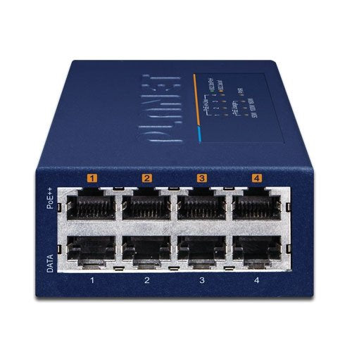 EAN 4711605285490 - PLANET UPOE-400 switch Fast Ethernet (10/100) Energía sobre Ethernet (PoE) Azul imagen 2