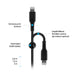 EAN 8591680147359 - FIXED FIXDLS-CL2-BK cable de conector Lightning 2 m Negro imagen 5
