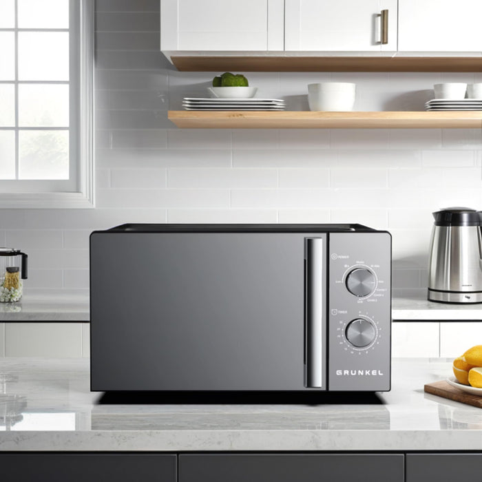 EAN 8426156018768 - Grunkel MWG-20ESPEJO microondas Acero inoxidable, Negro Microondas con grill Encimera 20 L 700 W imagen 4