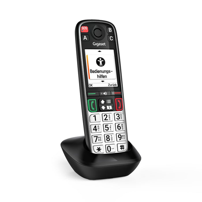 EAN 4255781906676 - Gigaset EASY 500HX Teléfono DECT/analógico Identificador de llamadas Negro, Plata imagen 1