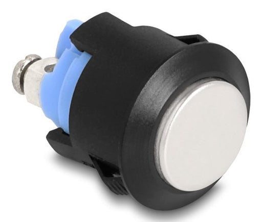 EAN 4043619220458 - DeLOCK 22045 interruptor eléctrico Interruptor pulsador 2P Negro, Plata imagen 1