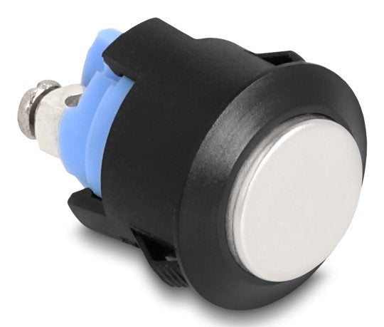 EAN 4043619220458 - DeLOCK 22045 interruptor eléctrico Interruptor pulsador 2P Negro, Plata imagen 1