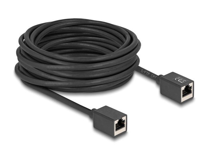 EAN 4043619903351 - DeLOCK 90335 cable de red Negro 10 m Cat6a S/FTP (S-STP) imagen 1