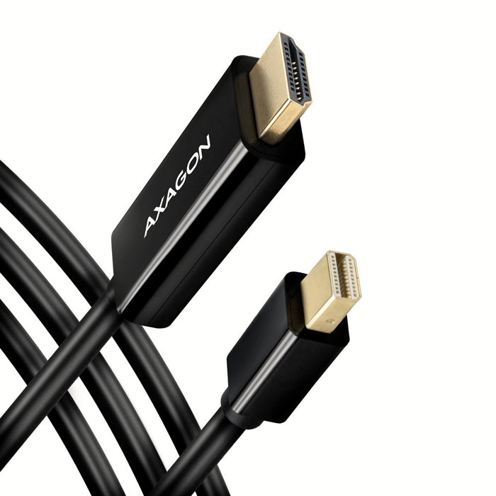 EAN 8595247906090 - Axagon RVDM-HI14C2 Mini-DisplayPort zu HDMI Adapterkabel 4K/30 Hz 180 cm lang - Kabel - Digital/Display/V imagen 1