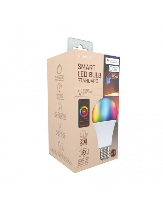 EAN 8426801157743 - Muvit MIOBULB008 iluminación inteligente Bombilla inteligente Wi-Fi 8,5 W imagen 5