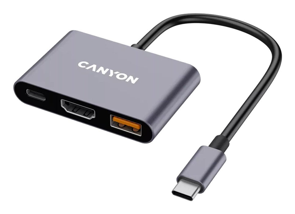 EAN 5291485016784 - Canyon DS-4 USB Tipo C 10000 Mbit/s Gris imagen 2