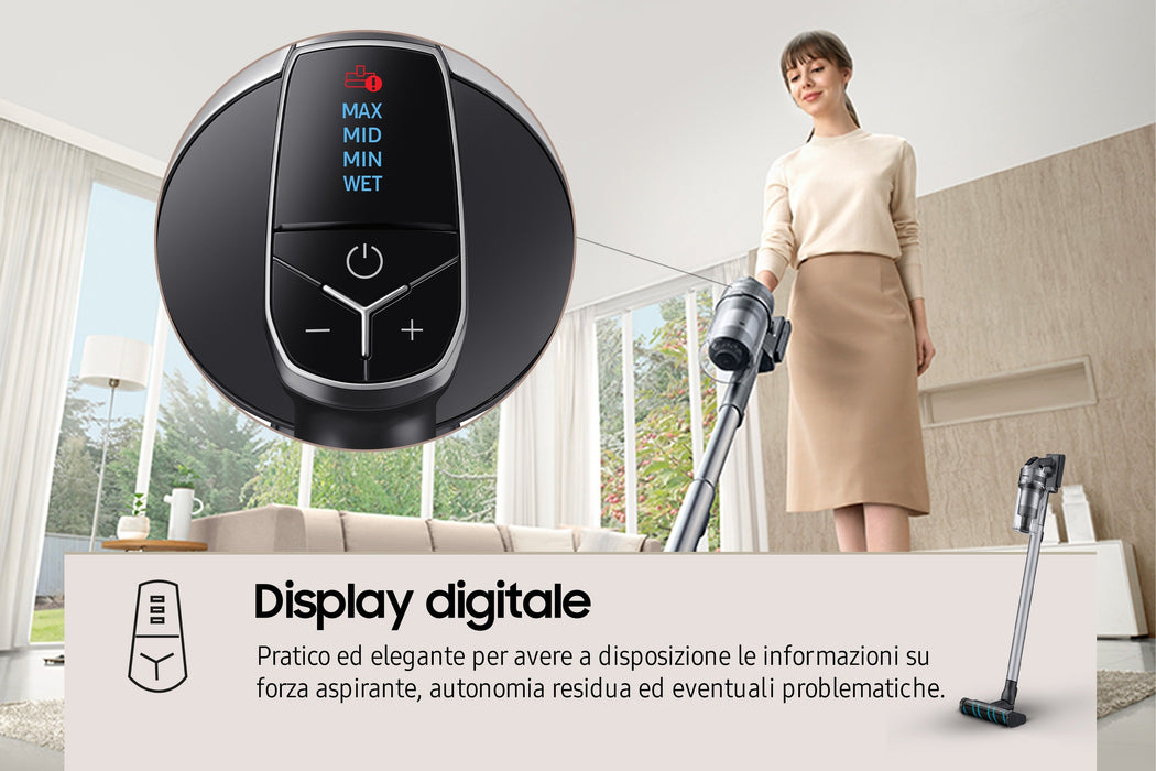 EAN 8806095108711 - Samsung VS20B75ACR5 Aspiradora escoba 2 en 1 Batería Secar Sin bolsa 550 W Plata imagen 6