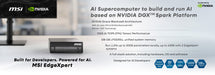 EAN 4711377403511 - MSI EdgeXpert-32SEU ARM Cortex GB10 128 GB LPDDR5x-SDRAM 4 TB SSD DGX OS Mini PC Negro imagen 18