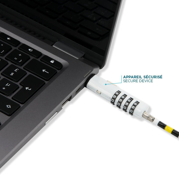 EAN 3700992523811 - Mobilis 001330 cable antirrobo Blanco 1,8 m imagen 6