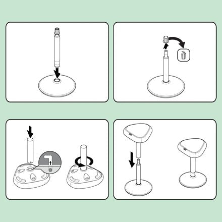 EAN 4002432138425 - Leitz 65450085 silla de oficina y de ordenador Asiento acolchado imagen 9