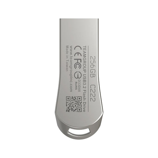 EAN 0765441063761 - Team Group C222 unidad flash USB 256 GB USB tipo A 3.2 Gen 1 (3.1 Gen 1) Plata imagen 2
