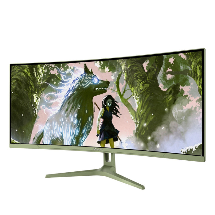 EAN 0850054766984 - Arozzi Nova 34″ Curved pantalla para PC 86,4 cm (34") 3440 x 1440 Pixeles 4K Ultra HD LED Verde imagen 7