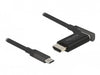 EAN 4043619666850 - DeLOCK 66685 adaptador de cable de vídeo 1,2 m HDMI tipo A (Estándar) USB Tipo C Negro imagen 1